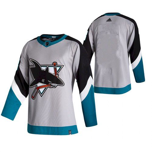 Men San Jose Sharks Blank White NHL 2021 Reverse Retro jersey->detroit pistons->NBA Jersey